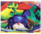 Blaues Pferdchen by Franz Marc